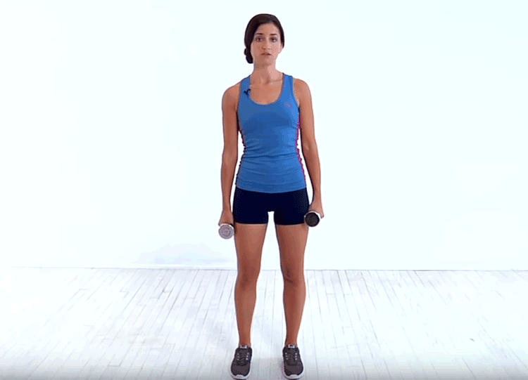 Top 10 Exercises To Reduce Side Fat For Women - Dumbbell Side Bend