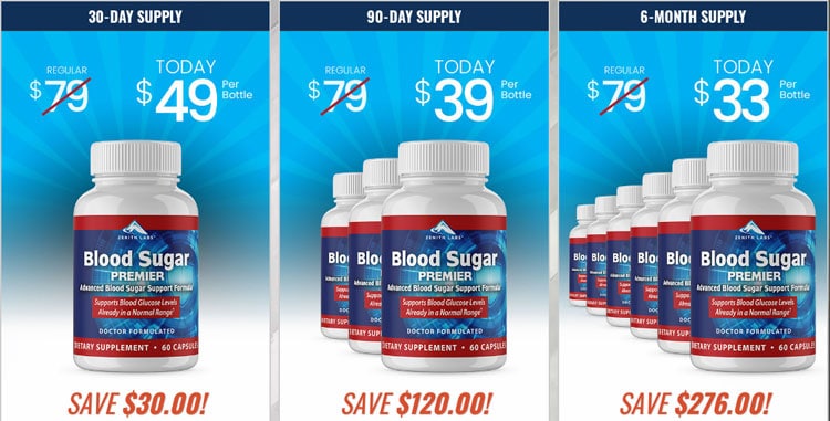 Blood Sugar Premier Price
