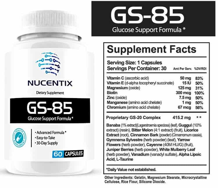 GS-85 Ingredients
