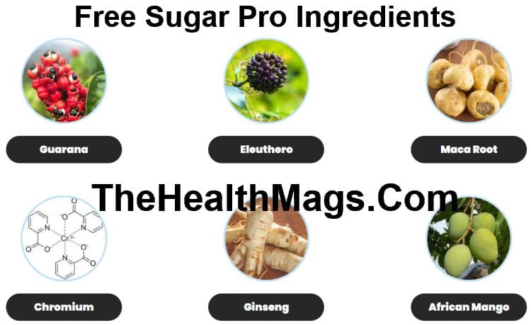 Free Sugar Pro ingredients
