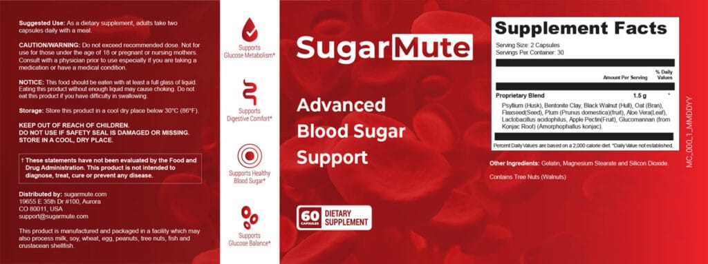 SugarMute label
