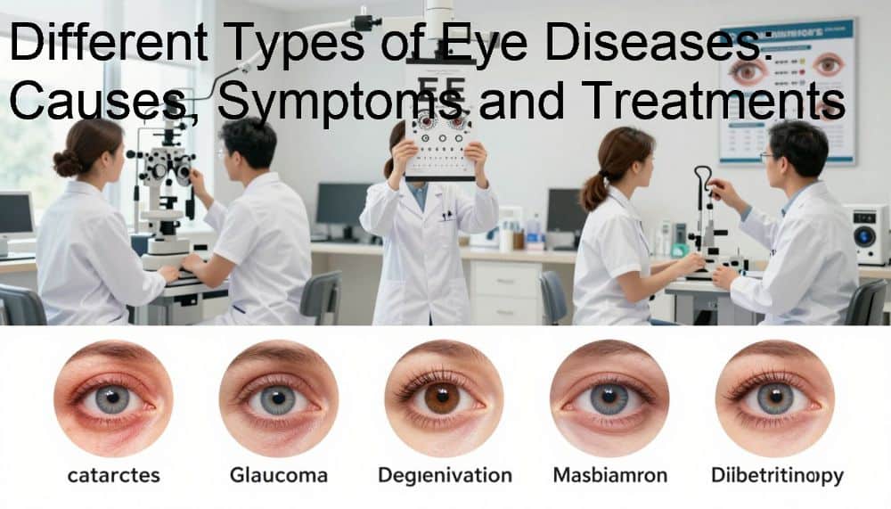 Different Types of Eye Diseases: Causes, Symptoms and Treatments