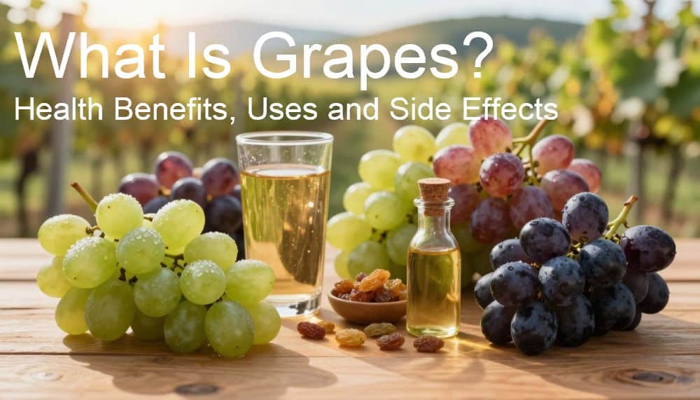 What Is Grapes? Health Benefits, Uses and Side Effects