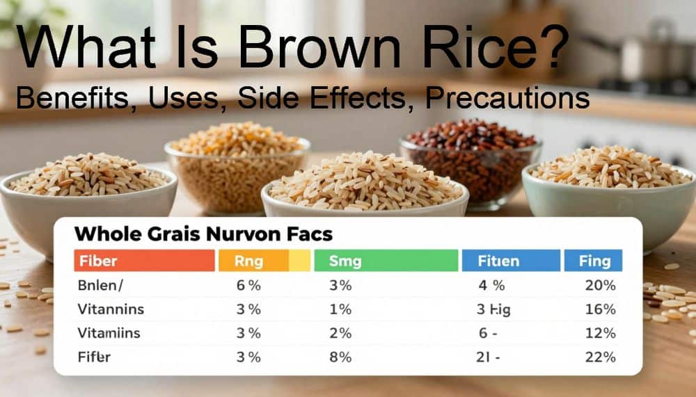What Is Brown Rice? Benefits, Uses, Side Effects, Precautions