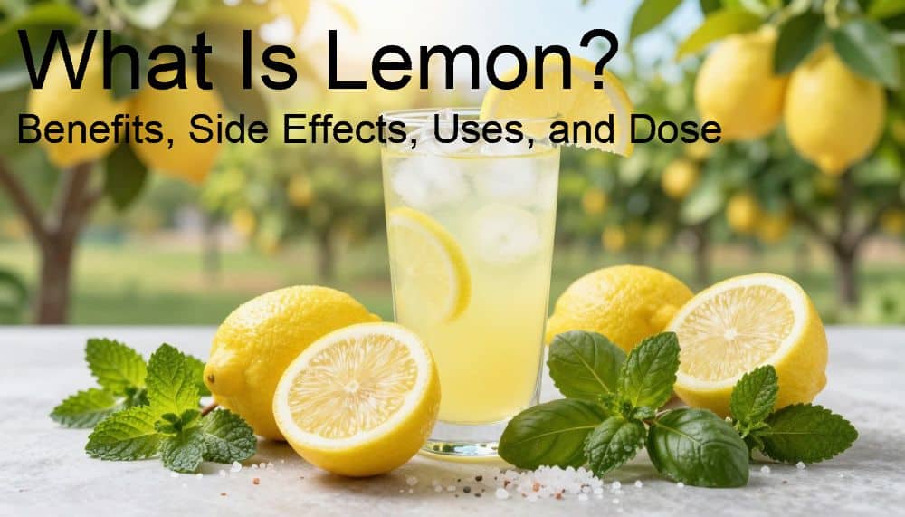 What Is Lemon? Benefits, Side Effects, Uses, and Dose