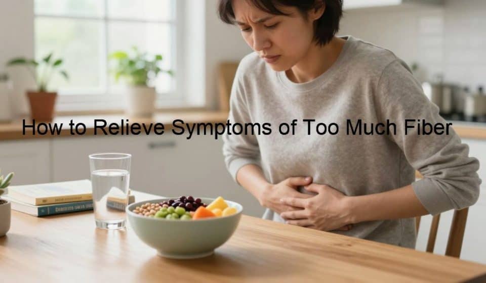 How to Relieve Symptoms of Too Much Fiber