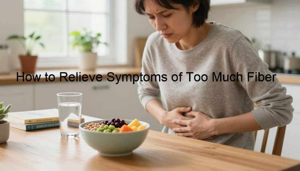 How to Relieve Symptoms of Too Much Fiber
