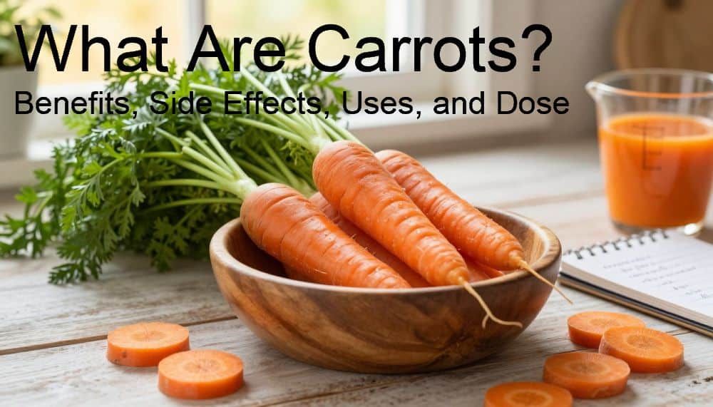 What Are Carrots? Benefits, Side Effects, Uses, and Dose
