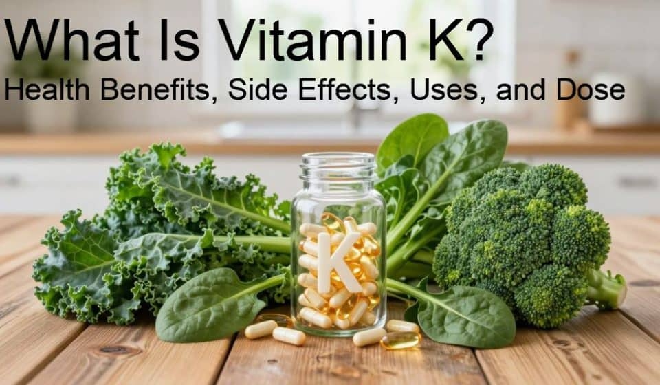 What Is Vitamin K? Health Benefits, Side Effects, Uses, and Dose